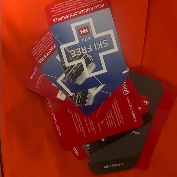 Helly Hansen Men’s Alpha LifaLoft jacket in orange - Picture 4 of 7